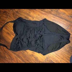 Liz Claiborne one pice black swimsuit